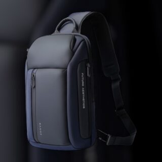 Bange 7566 Τσαντάκι Ώμου Χιαστί Crossbody Μπλε