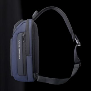 Bange 7566 Τσαντάκι Ώμου Χιαστί Crossbody Μπλε