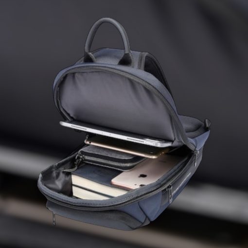 Τσαντάκι ώμου χιαστί crossbody Bange 7566 μπλέ - Image 8