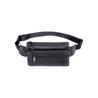 Δερμάτινο τσαντάκι μέσης Cardinal 9012 black