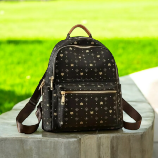 Δερμάτινη Γυναικεία Τσάντα Πλάτης Foxer Καφέ