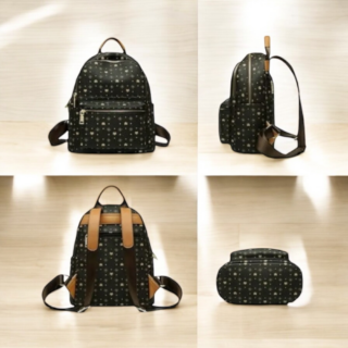 Δερμάτινη Γυναικεία Τσάντα Πλάτης Foxer Καφέ