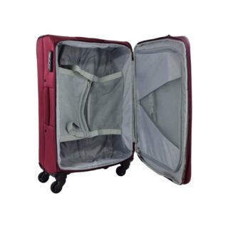 Diplomat Σετ Βαλίτσες 3τμχ σε Μπορντό χρώμα