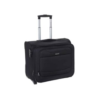 Diplomat ZC6019 Βαλίτσα Καμπίνας με ύψος 46cm σε Μαύρο χρώμα