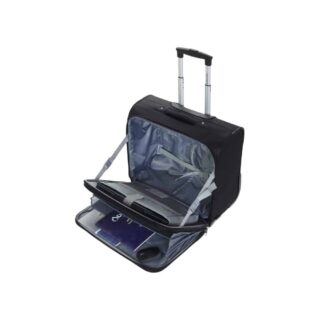 Diplomat ZC6019 Βαλίτσα Καμπίνας με ύψος 46cm σε Μαύρο χρώμα