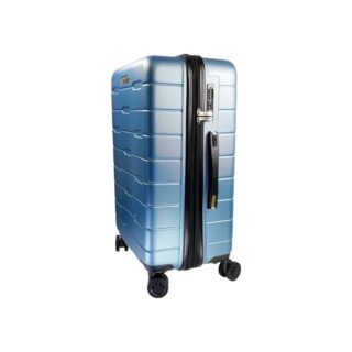 Diplomat Μεσαία Βαλίτσα Ταξιδιού Σκληρή Μπλε με 4 Ρόδες Ύψους 65εκ.