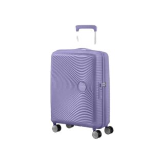 American Tourister Soundbox Spinner Βαλίτσα Καμπίνας με ύψος 55cm σε Λιλά χρώμα