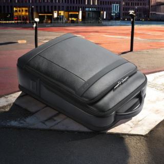 Bopai Αντικλεπτικό Δερμάτινο Σακίδιο Laptop 15.6” Μαύρο 24L