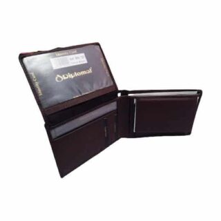 Diplomat Δερμάτινο Ανδρικό Πορτοφόλι με RFID Καφέ MN125 BROWN