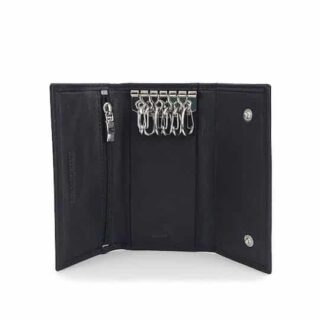 Diplomat Κλειδοθήκη Δερμάτινη Μαύρο