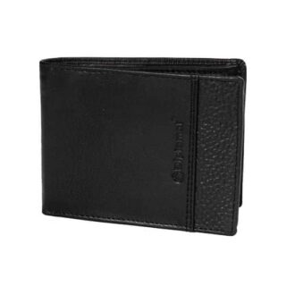 Diplomat Δερμάτινο Ανδρικό Πορτοφόλι με RFID Μαύρο MN 130 BLACK