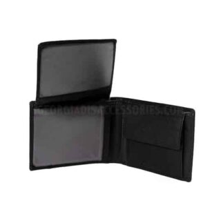 Diplomat Δερμάτινο Ανδρικό Πορτοφόλι με RFID Μαύρο MN 130 BLACK