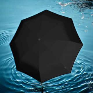 Knirps A.050 Ομπρέλα Χειροκίνητη Μαύρη 7051 1000