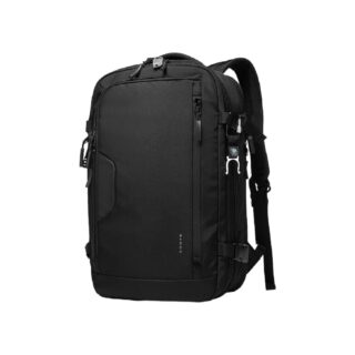 Bange 22039 Μαύρο Σακίδιο Πλάτης 45L Laptop 17.3” Επεκτάσιμο