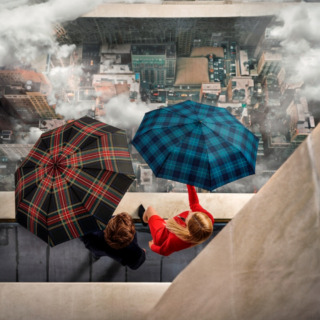 7050 8566, KNIRPS A.SERIES A.050, Χειροκίνητη, Breath, Μπλέ