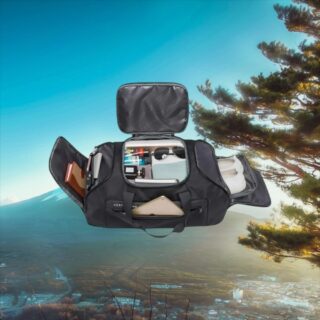 Bange Σακβουαγιάζ Μαύρο 40L Πολυλειτουργικό με Θήκη Παπουτσιών