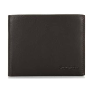 Samsonite Attack 2 Δερμάτινο Ανδρικό Πορτοφόλι Καφέ