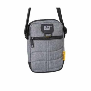 CAT Ανδρική Τσάντα Ώμου / Χιαστί Γκρι