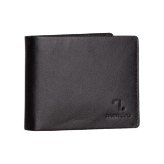 JUPITER-71-007 Πορτοφόλι  Δερμάτινο 7.DOTS Πλαγιο Μικρό black