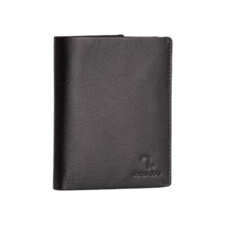 JUPITER-70-003 Πορτοφόλι  Δερμάτινο  7.DOTS Όρθιο Μ/Χ Black