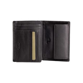 JUPITER-70-003 Πορτοφόλι  Δερμάτινο  7.DOTS Όρθιο Μ/Χ Black