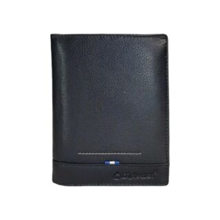 Diplomat Δερμάτινο Ανδρικό Πορτοφόλι Μαύρο MN 114 BLACK