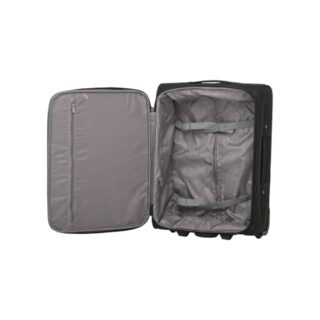 Diplomat ZC980 Βαλίτσα Καμπίνας με ύψος 55cm σε Μαύρο χρώμα