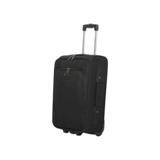 Diplomat ZC980 Βαλίτσα Καμπίνας με ύψος 55cm σε Μαύρο χρώμα