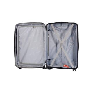 Diplomat Βαλίτσες Ταξιδιού Μαύρο με 4 Ρόδες Σετ 3τμχ