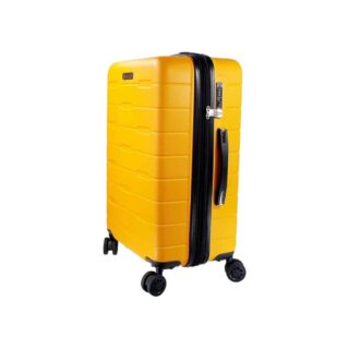 Diplomat Βαλίτσες Ταξιδιού Κίτρινο με 4 Ρόδες Σετ 3τμχ