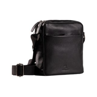 Earth-60-101, Δερμάτινη Τσάντα Ώμου Μαύρη