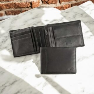 Camel Active Cordoba Δερμάτινο Ανδρικό Πορτοφόλι Μαύρο 133-705-60