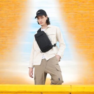 Bange 7565 Τσαντάκι Ώμου Χιαστί Crossbody Μαύρο