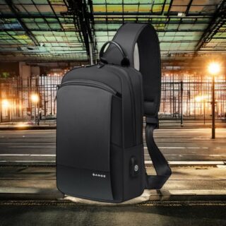 Bange 77112 Μαύρο Τσαντάκι Ώμου Χιαστί Crossbody