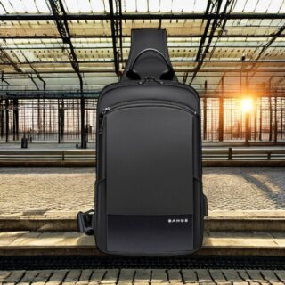 Bange 77112 Μαύρο Τσαντάκι Ώμου Χιαστί Crossbody