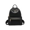 Δερμάτινο Γυναικείο Σακίδιο Πλάτης Foxer 9111059F Μαύρο