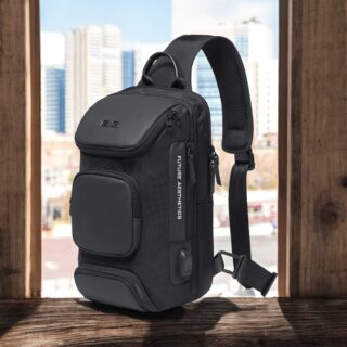 Bange 7086 Μαύρο Τσαντάκι Ώμου Χιαστί Crossbody