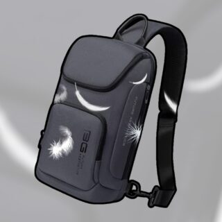 Bange 7565 Τσαντάκι Ώμου Χιαστί Crossbody Γκρι