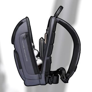 Bange 7565 Τσαντάκι Ώμου Χιαστί Crossbody Γκρι