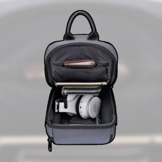 Bange 7565 Τσαντάκι Ώμου Χιαστί Crossbody Γκρι