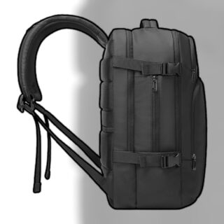 Bange 7690 Σακίδιο Πλάτης Αδιάβροχο Μαύρο Laptop 15.6”