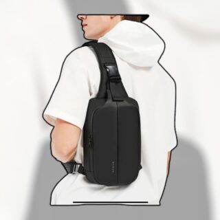 Bange 7210 Τσαντάκι Ώμου Χιαστί Crossbody Μαύρο