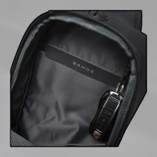 Bange 7210 Τσαντάκι Ώμου Χιαστί Crossbody Μαύρο