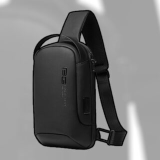 Bange 7221 Τσαντάκι Ώμου Χιαστί Crossbody Μαύρο