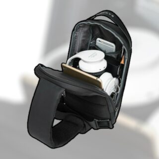 Bange 7221 Τσαντάκι Ώμου Χιαστί Crossbody Μαύρο