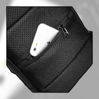 Bange 7221 Τσαντάκι Ώμου Χιαστί Crossbody Μαύρο