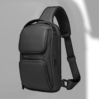 Bange 7258 Τσαντάκι Ώμου Χιαστί Crossbody Μαύρο