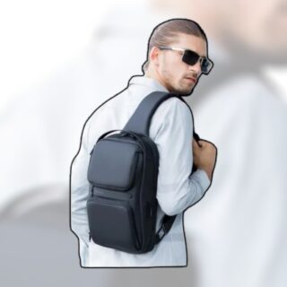 Bange 7258 Τσαντάκι Ώμου Χιαστί Crossbody Μαύρο