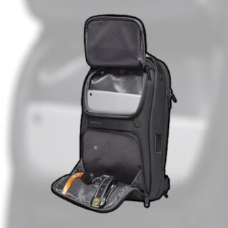 Bange 7258 Τσαντάκι Ώμου Χιαστί Crossbody Μαύρο