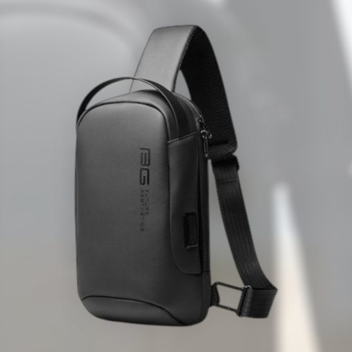 Τσαντάκι ώμου χιαστί crossbody Bange 7221 γκρί - Image 3